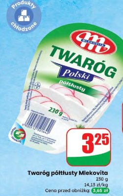 Twaróg półtłusty  promocja w Dino