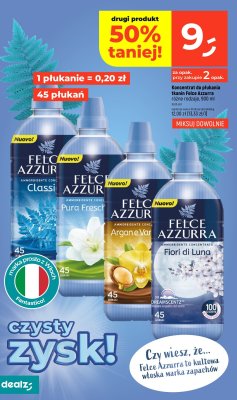 Koncentrat do płukania tkanin Felce Azzurra różne rodzaje Fiori di Luna promocja w Dealz