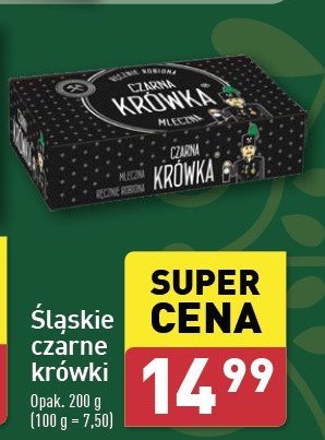 Czarna krówka mleczna Visa bell promocja w Aldi