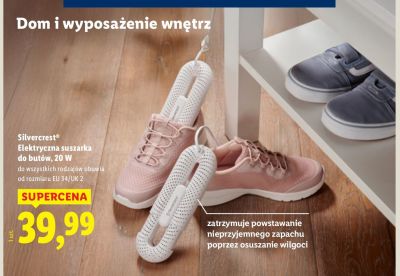 Elektryczna suszarka do butów  promocja w Lidl