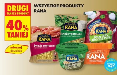 Wszystkie produkty Rana DRUGI -40% promocja w Biedronka
