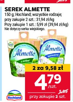 Kremowy serek śmietankowy Almette promocja