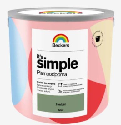 Farba kolorowa Beckers It's Simple 2,5 l promocja w Castorama