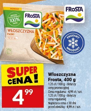 Mieszanka warzywna Włoszczyzna Frosta promocja w Twój Market