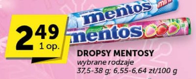 Dropsy mentosy promocja w Euro Sklep