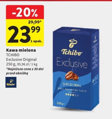 Kawa mielona TCHIBO Exclusive Original promocja w Intermarche