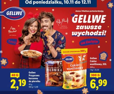 Przyprawa Gellwe korzenna do piernika promocja w Lidl