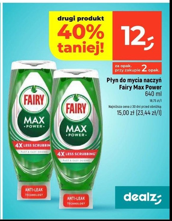 Płyn max power Fairy promocja