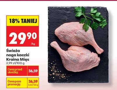 Świeża noga kaczki Kraina Mięs promocja w Biedronka