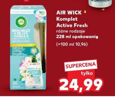 Odświeżacz powietrza Komplet Active Fresh różne rodzaje promocja w Kaufland