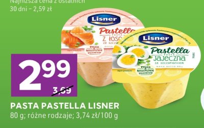 Pasta Pastella różne rodzaje promocja w Stokrotka