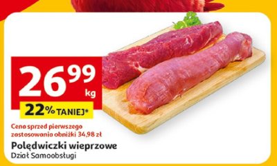 Polędwiczki wieprzowe  promocja w Auchan