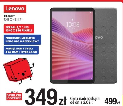 Tablet TAB ONE 8,7" promocja w RTV EURO AGD