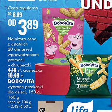 Ciastka pszenno-orkiszowe peppa pig Bobovita promocja