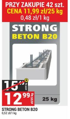 Beton STRONG BETON B20 promocja w Merkury Market