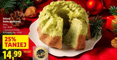 Babka pistacjowa  promocja w Lidl