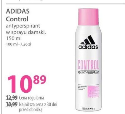 Antyperspirant Adidas Control promocja w Hebe