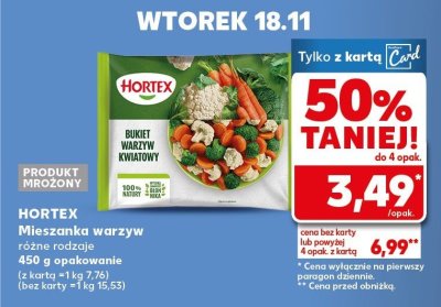 Mieszanka warzyw Hortex różne rodzaje promocja w Kaufland