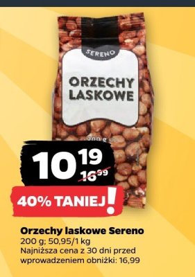 Orzechy laskowe promocja w Netto