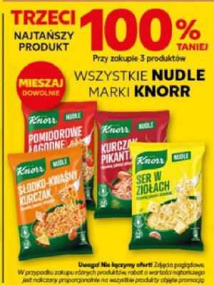 Nudle wszystkie rodzaje promocja w Kaufland