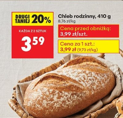 Chleb rodzinny promocja w Biedronka