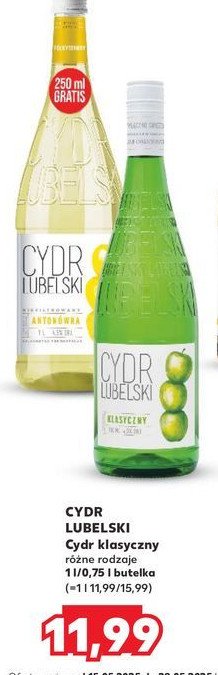 Cydr Cydr lubelski promocja w Kaufland