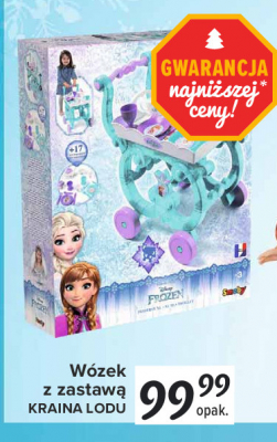 W贸zek z zastaw膮 kraina lodu Smoby promocja
