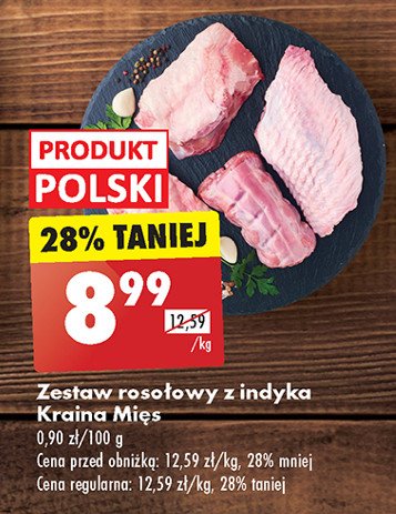 Zestaw rosołowy skrzydło i szyja indyka Kraina mięsa promocja