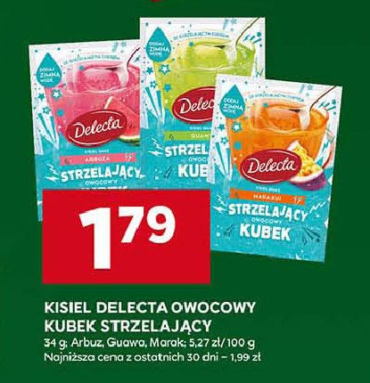 Kisiel kubek strzelający guawa Delecta promocja