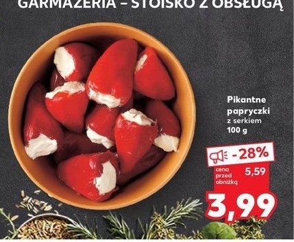 Pikantne papryczki z serem promocja