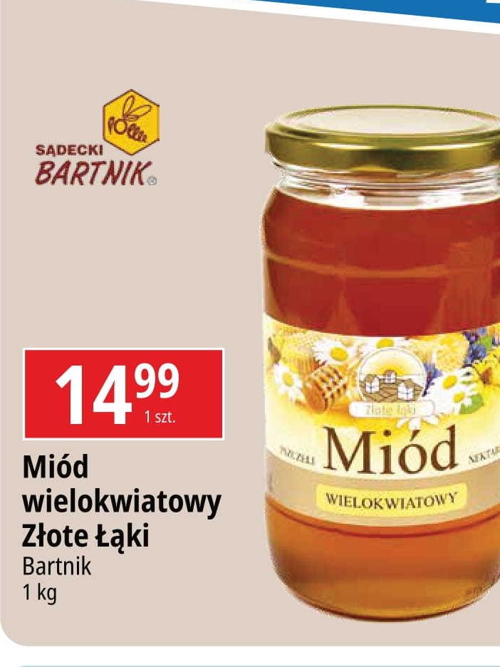 Miód wielokwiatowy Złote łąki promocja