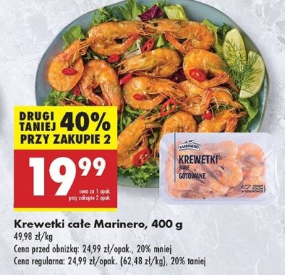 Krewetki całe Marinero promocja