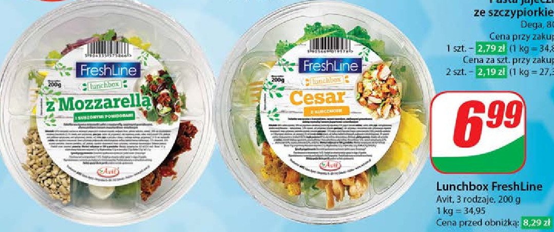 Sałatka cesar Freshline promocja