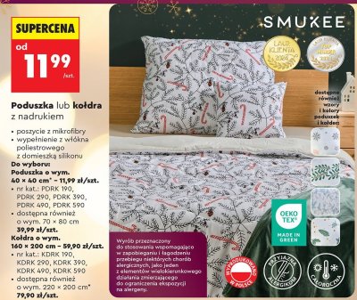 Kołdra Smukee 160x200cm promocja w Biedronka