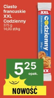 Ciasto francuskie XXL Codzienny promocja w Delikatesy Centrum