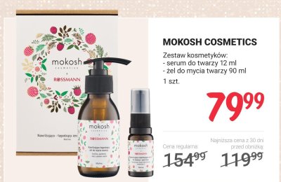 Zestaw kosmetyków serum + żel do mycia twarzy  promocja w Rossmann