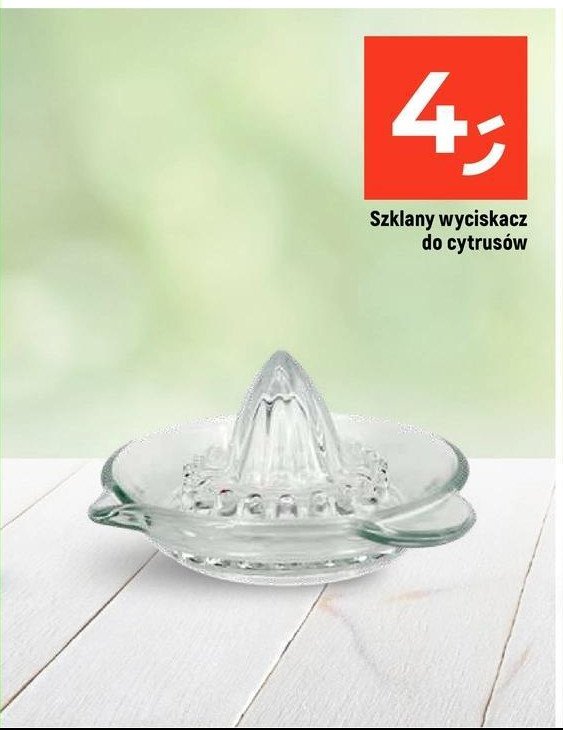 Wyciskacz do cytryny szklany promocja