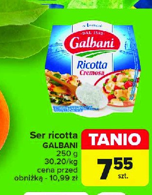 Ser ricotta GALBANI RICOTTA CREMOSA promocja