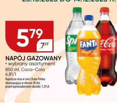 Napój promocja w Chata Polska