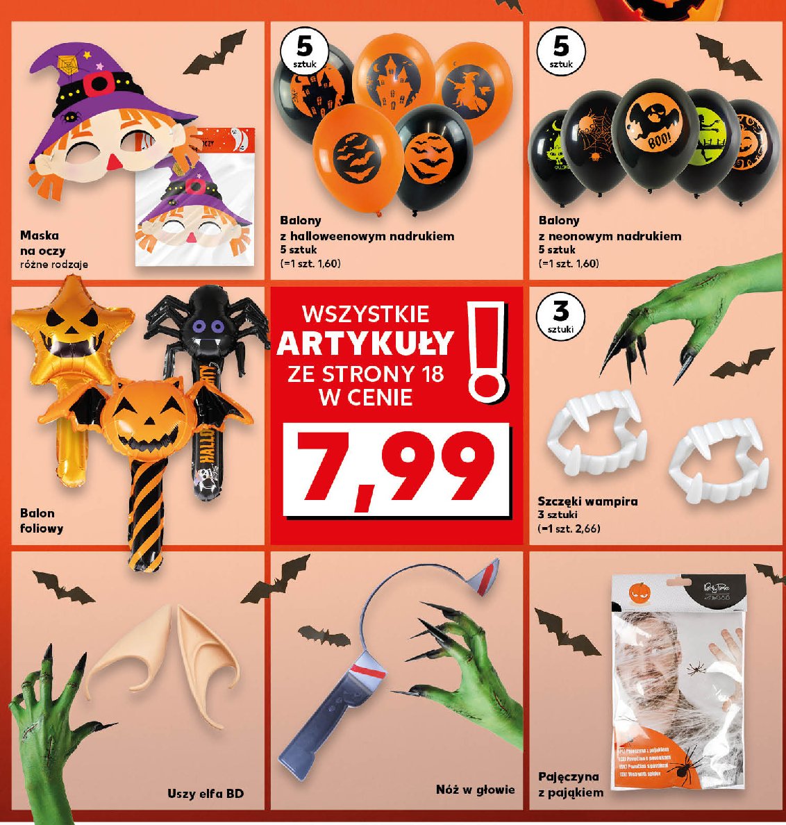 Balon foliowy halloween promocja