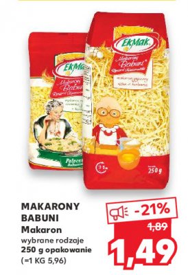 Makaron z jaj kury zielononóżki wstążka cienka z kurkumą Eko-mak promocja
