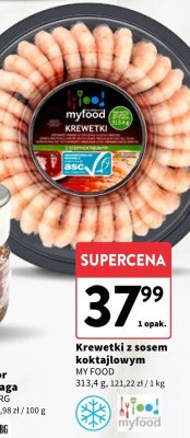Krewetki z sosem koktajlowym MY FOOD promocja w Intermarche