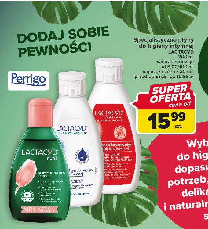 Emulsja do higieny intymnej Lactacyd przeciwgrzybiczny promocja