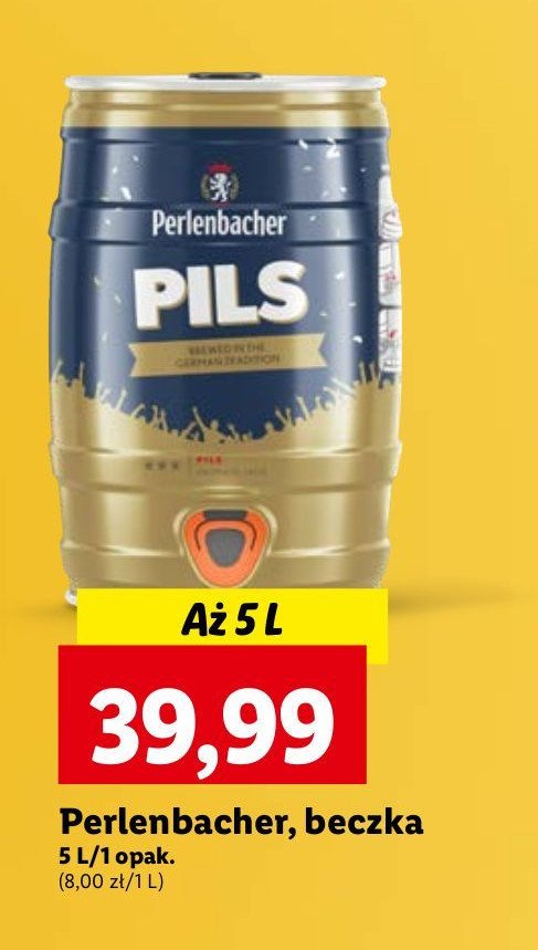 Piwo Perlenbacher Premium Pils (Lidl) promocja