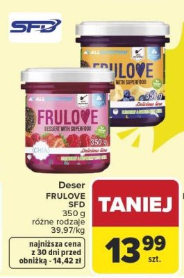 Deser FRULOVE SFD różne rodzaje promocja w Carrefour