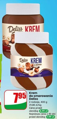 Krem do smarowania Deliss promocja w Dino