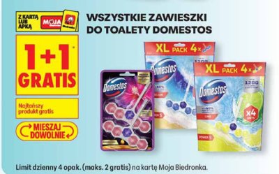 Wszystkie zawieszki do toalety Domestos promocja w Biedronka