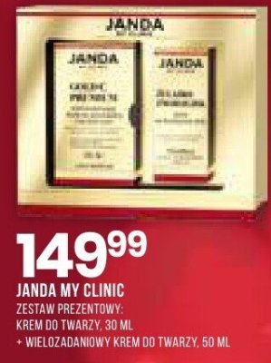 Kosmetyki Janda My Clinic zestaw prezentowy krem do rąk + wielozdaniowy krem do twarzy promocja w Drogerie Natura