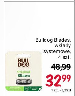 Wkłady wymienne do maszynki Bulldog skincare for men original promocje