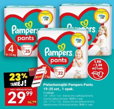 Pieluchomajtki Pampers Pants 19-25 szt., 1 opak. promocja w Twój Market